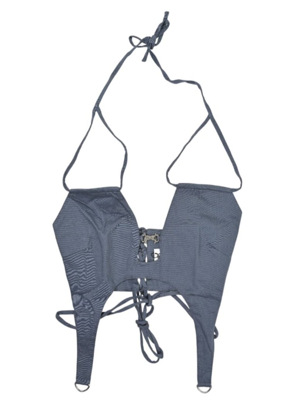 Cocoon The Label Smoke and Mirrors Bralette Top in Dark Blue